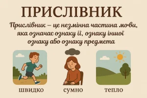 Що таке прислівник – Визначення та пояснення