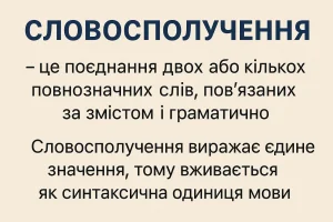 Що таке словосполучення – визначення та просте пояснення